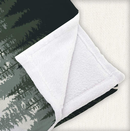 Personalized Baby Woodland Blanket