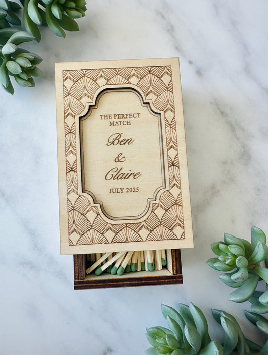 Personalized Wood Matchbox