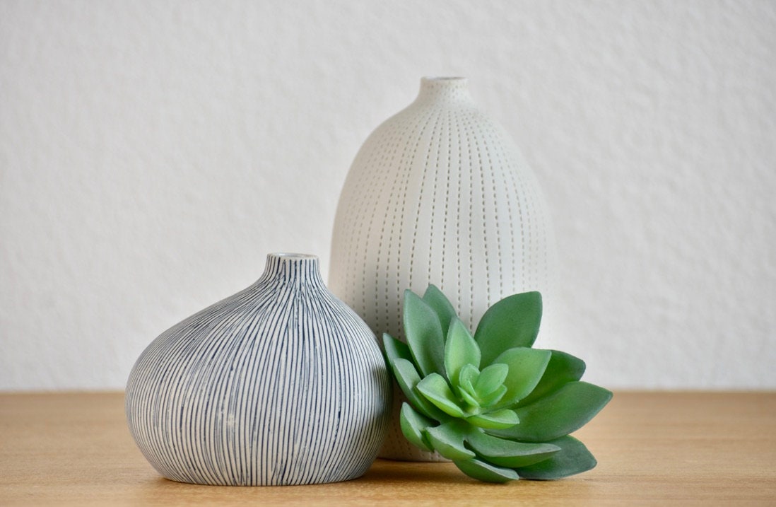 Tall Dash Modern Bud Vase