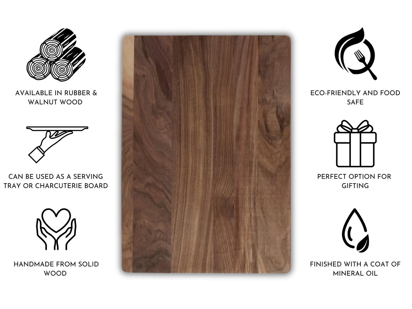 Personalized Hawaiian Print Cutting Board