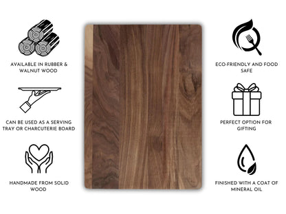 Personalized Hawaiian Print Cutting Board