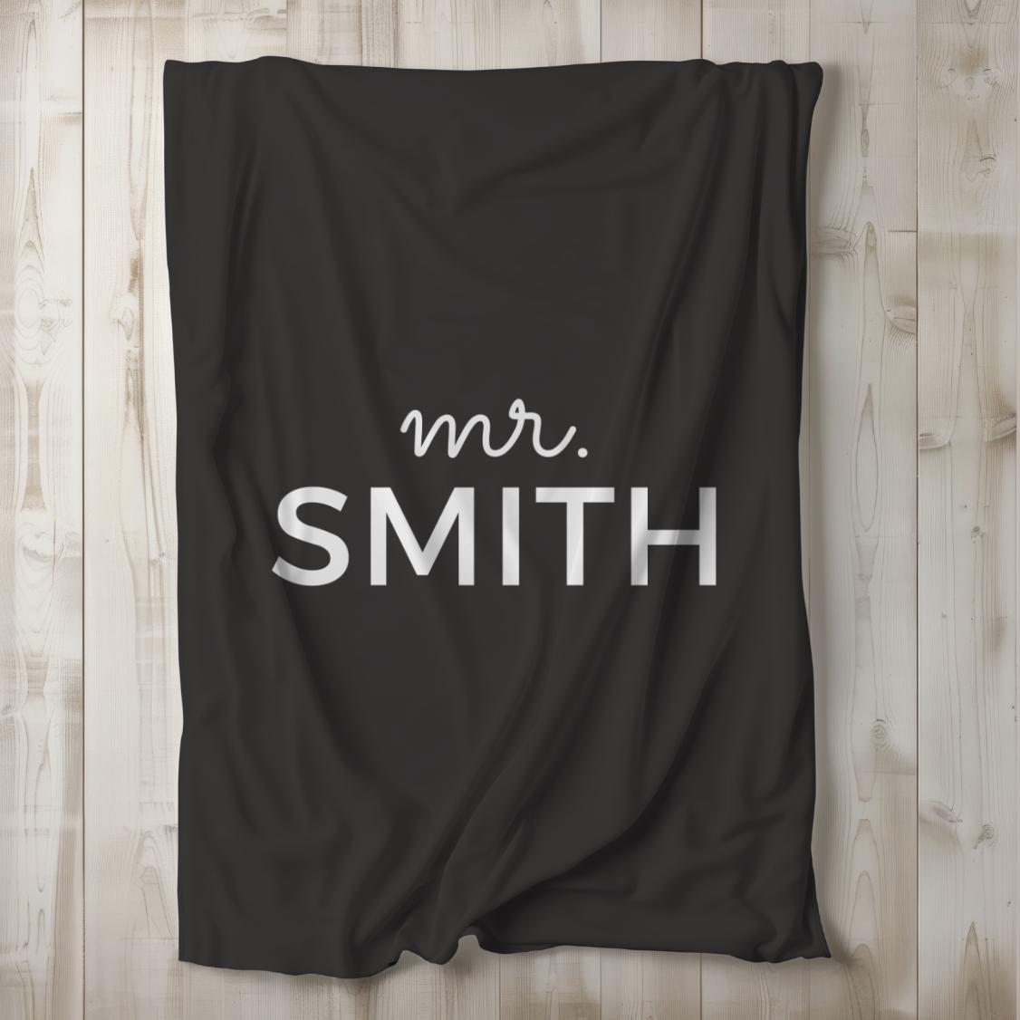 Personalized Future Mr & Mrs Blanket