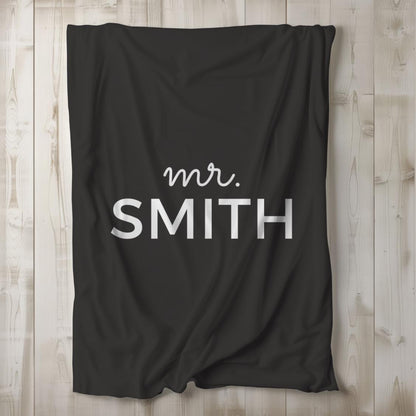 Personalized Future Mr & Mrs Blanket