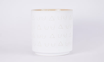 Tatas Hand Carved Plant Pot