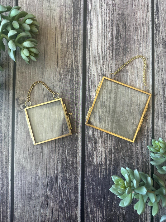 Miniature Brass Picture Frame Ornament